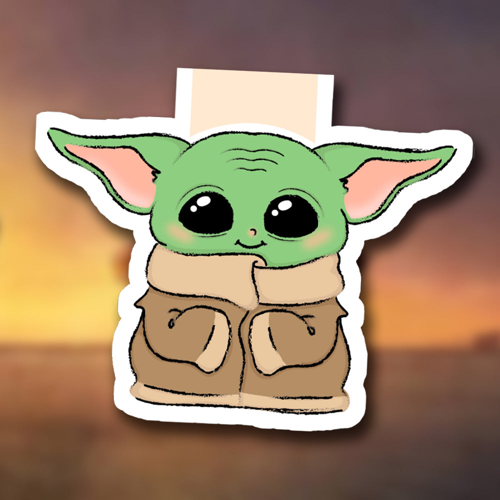 ' ¡NOVEDAD! - Marcapáginas magnético Baby Yoda (Grogu)